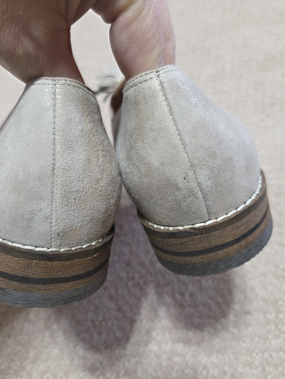 ARA New Classic‎ Tassel Loafer Shoes Womens Size Us 10 Metallic Designer Luxury